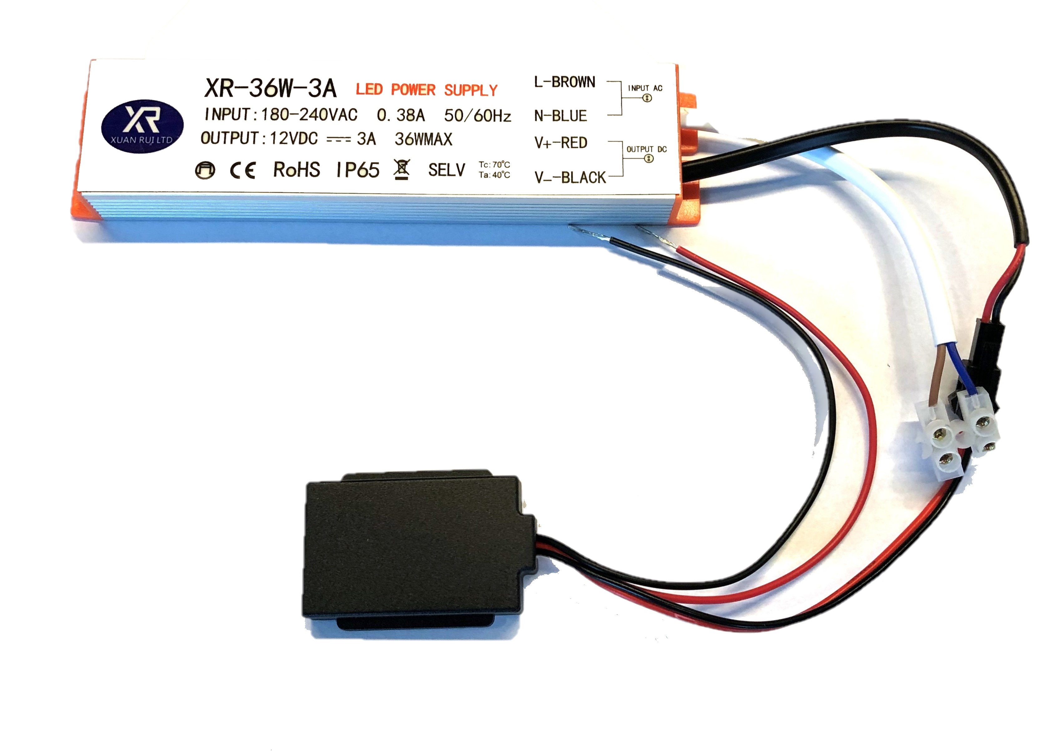 BD - Trafo en Touch-switch 36W (ter-vervanging) tbv: diverse spiegels