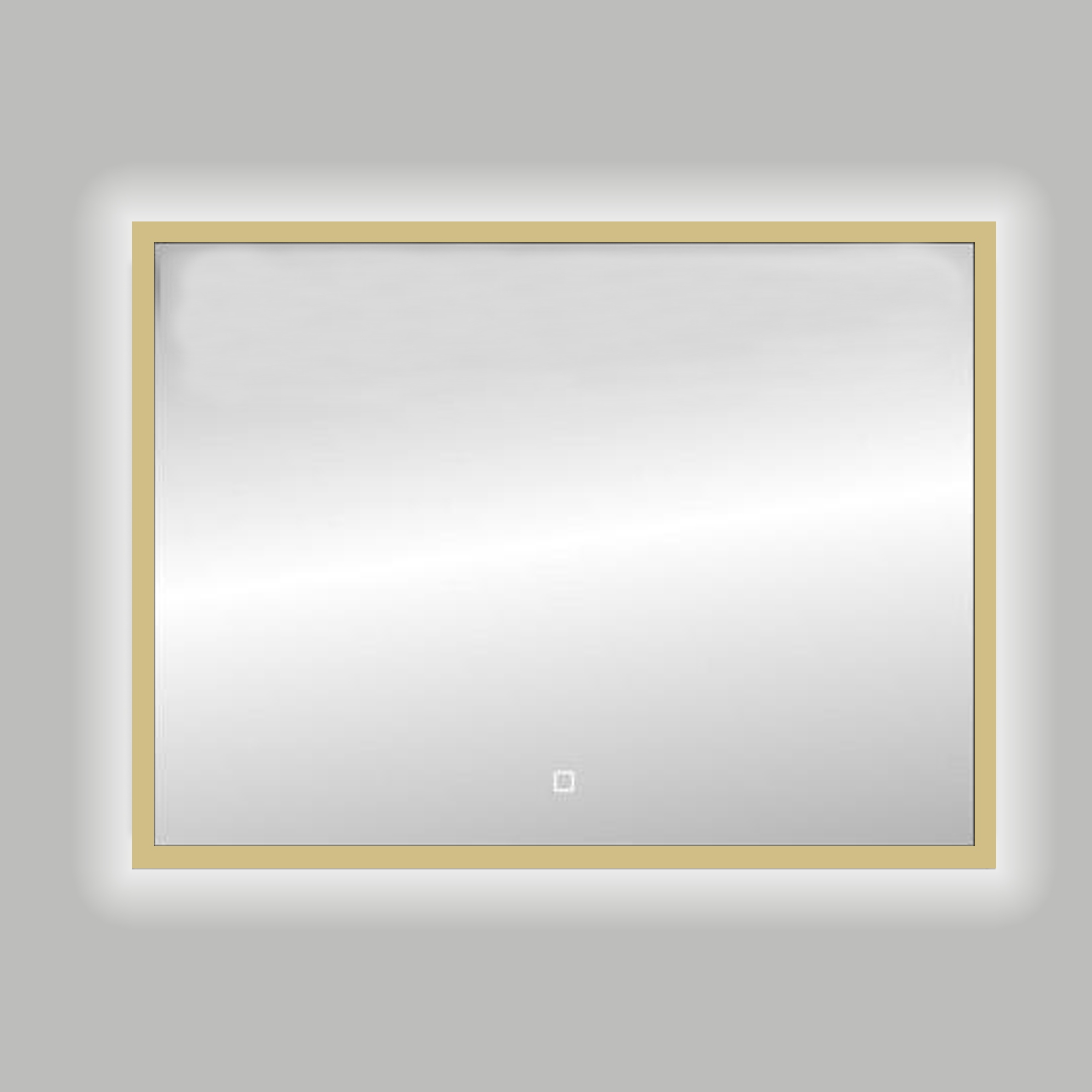 BD - Nancy Isola LED spiegel B=120cm x H=80cm mat-goud