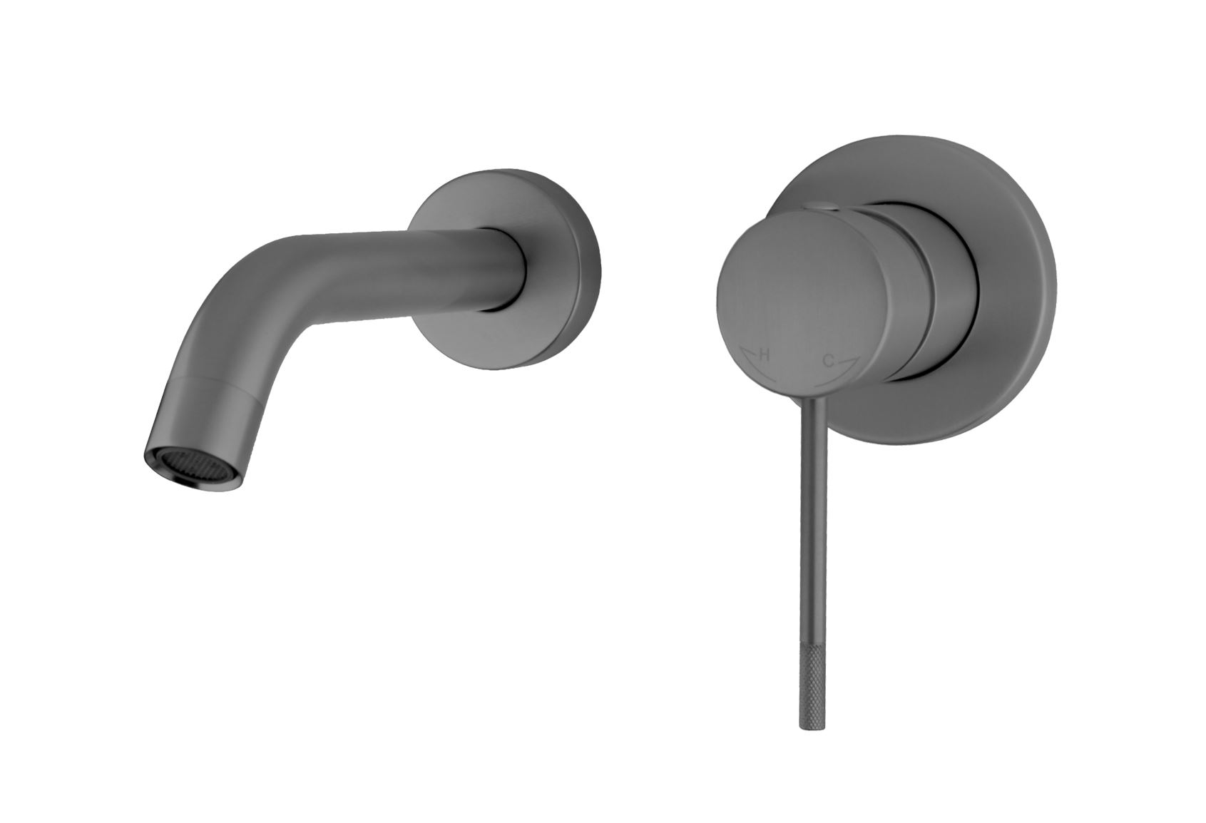 BD - Moya-Decorata inbouw-wandmengkraan uitl=20cm gunmetal