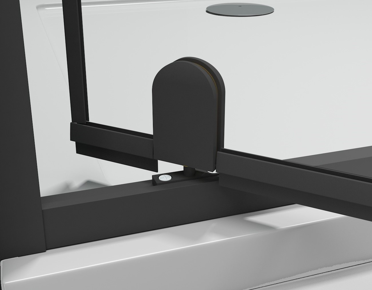 BD - scharnier zwart voor Baron Nisdeur nr: 03