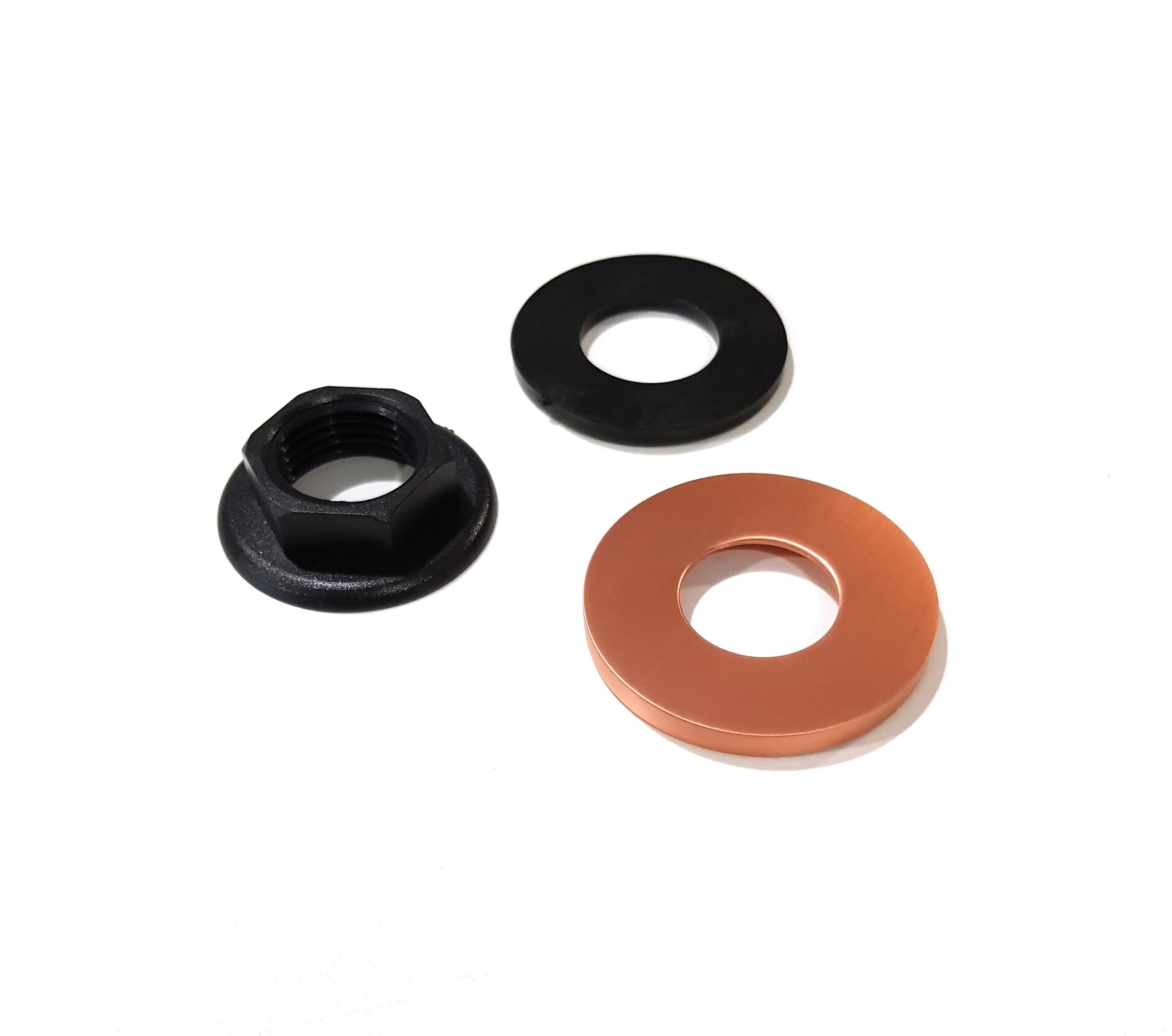 BD - rozet + wartel 1/2 tbv. fonteinkraan rosé-mat-goud