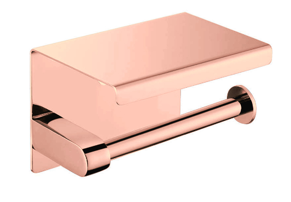 BD - Lyon Phone toiletrolhouder rosé-mat-goud