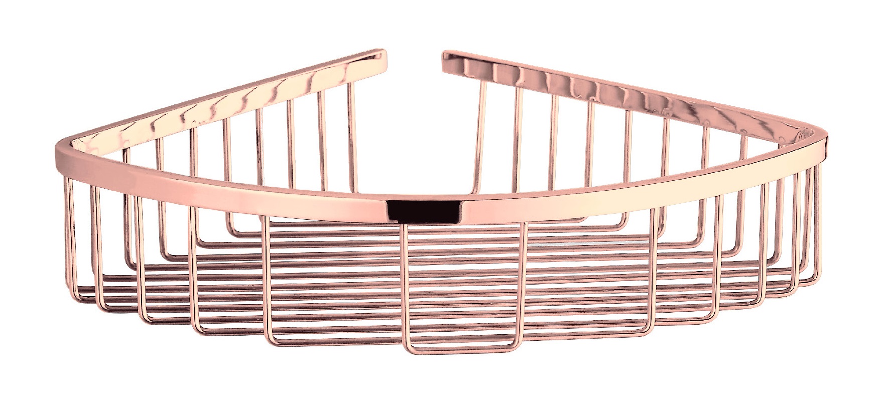 BD - Lyon douche draad-hoek-opbergrek Stramo rosé-mat-goud