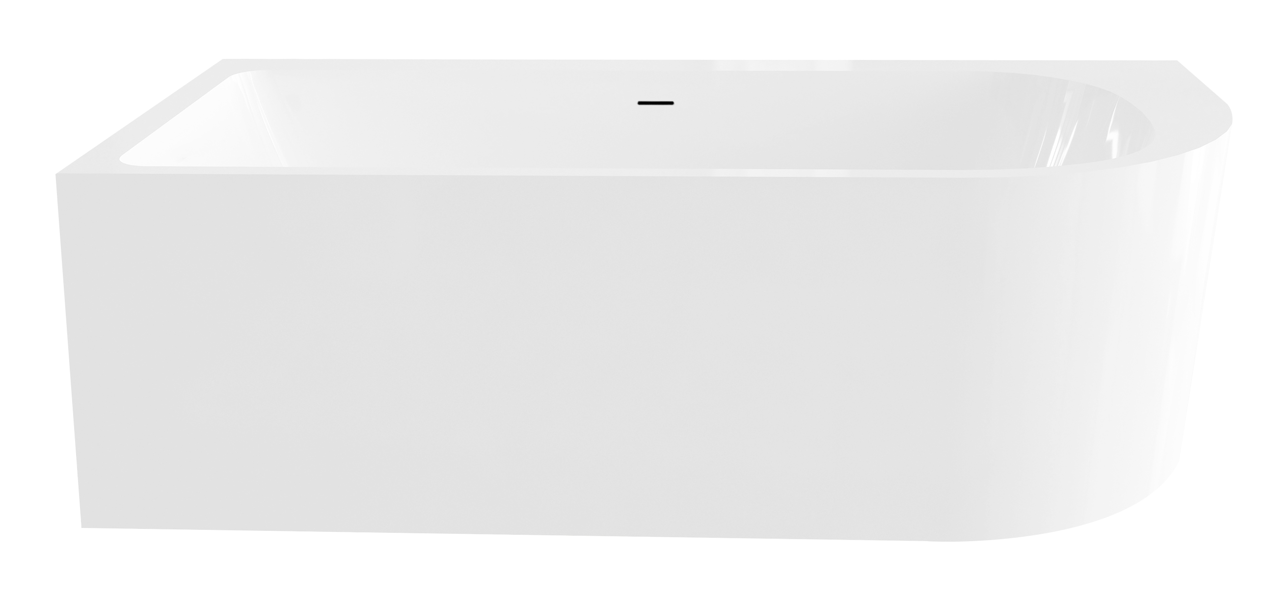 BD - Munster-Links Half Vrijstaand Hoekbad 180x80x60cm