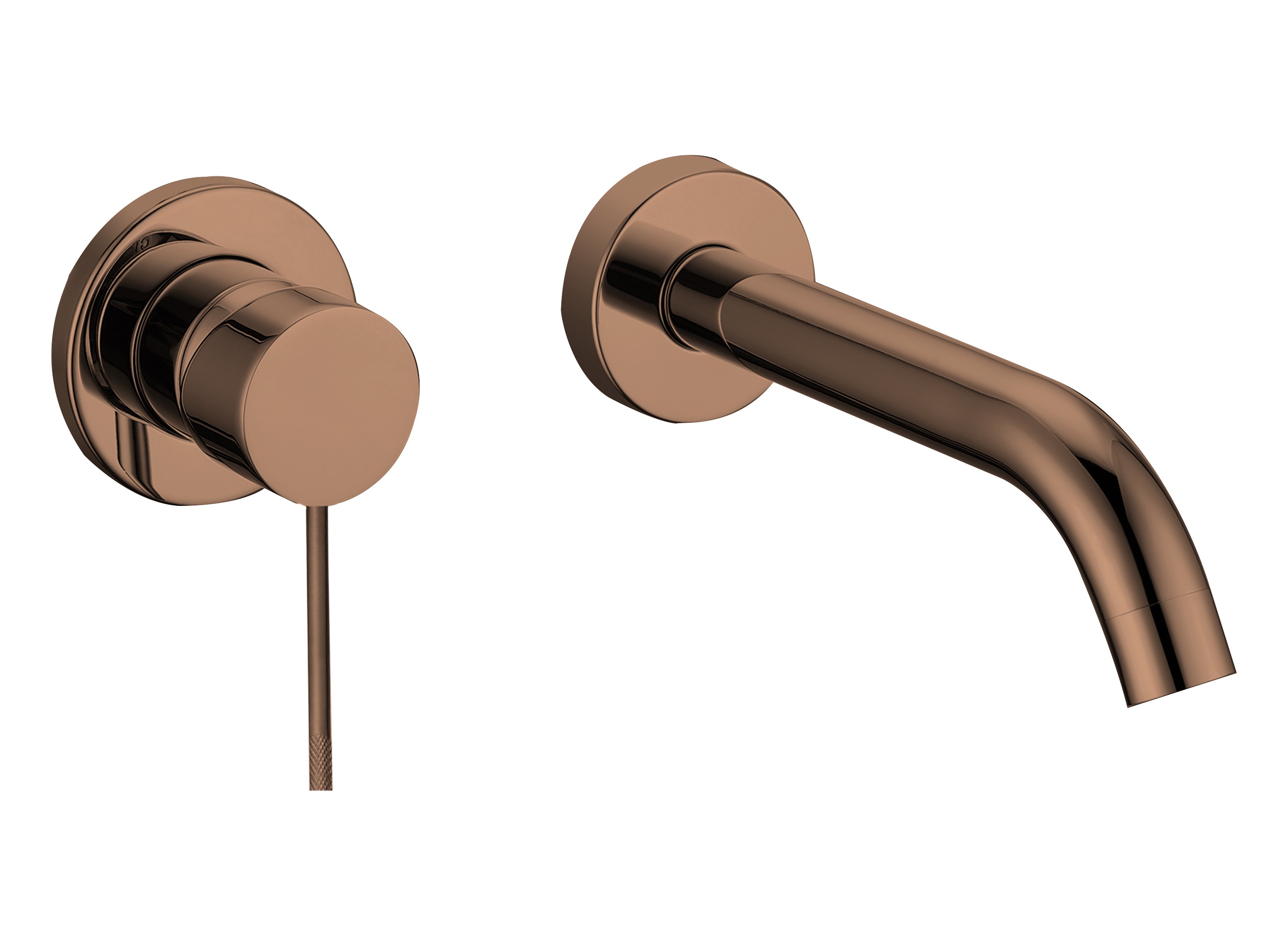 BD - Dijon-Decorata inbouw-wandmengkraan uitl=20cm Sunny Bronze