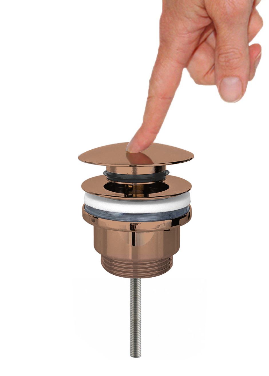 BD - Dijon clic-waste z/overloop 5/4 Sunny Bronze