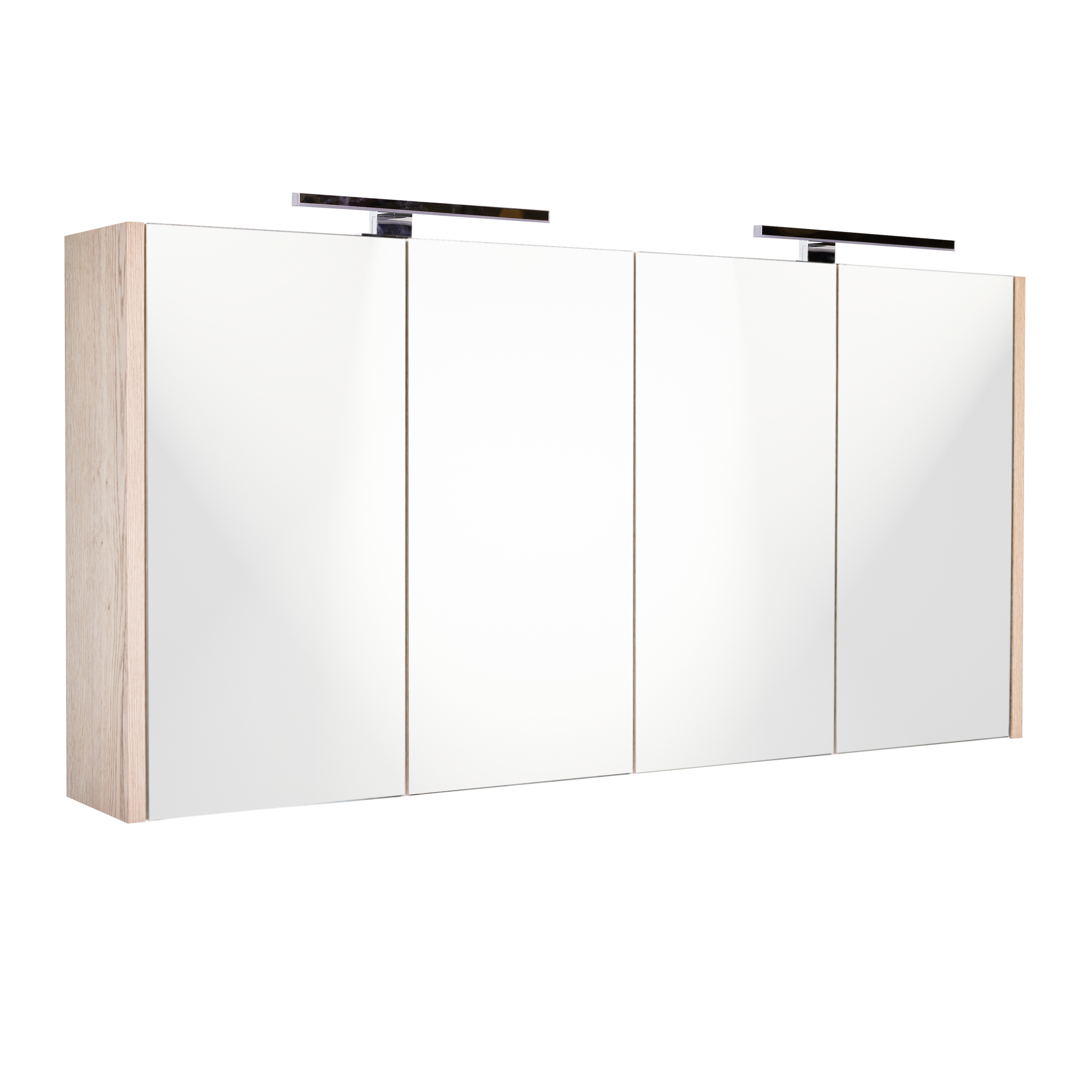 BD - Happy-Halifax MDF spiegelkast + 2 x verlichting 120x60cm