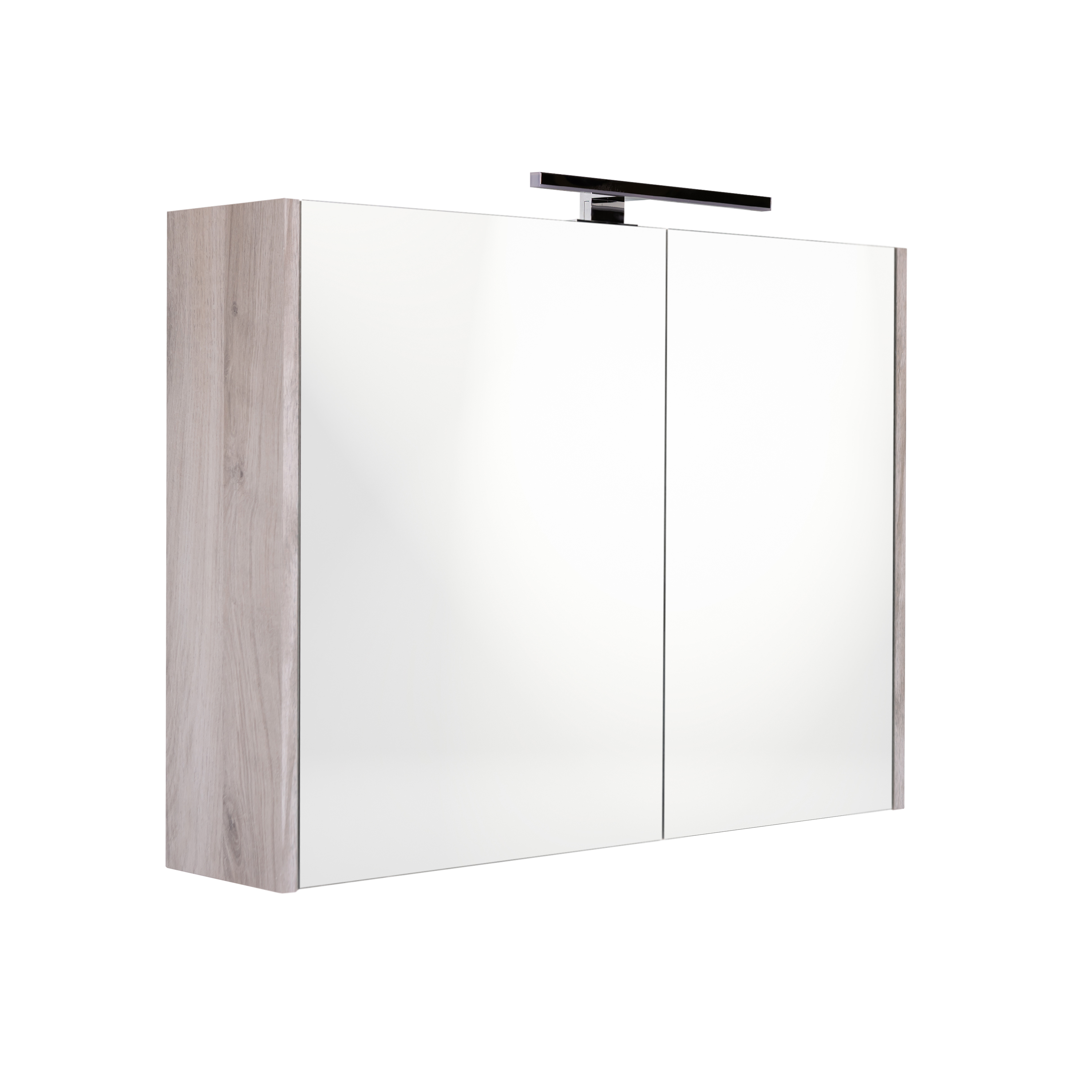 BD - Happy-Grey MDF spiegelkast + verlichting 80x60cm