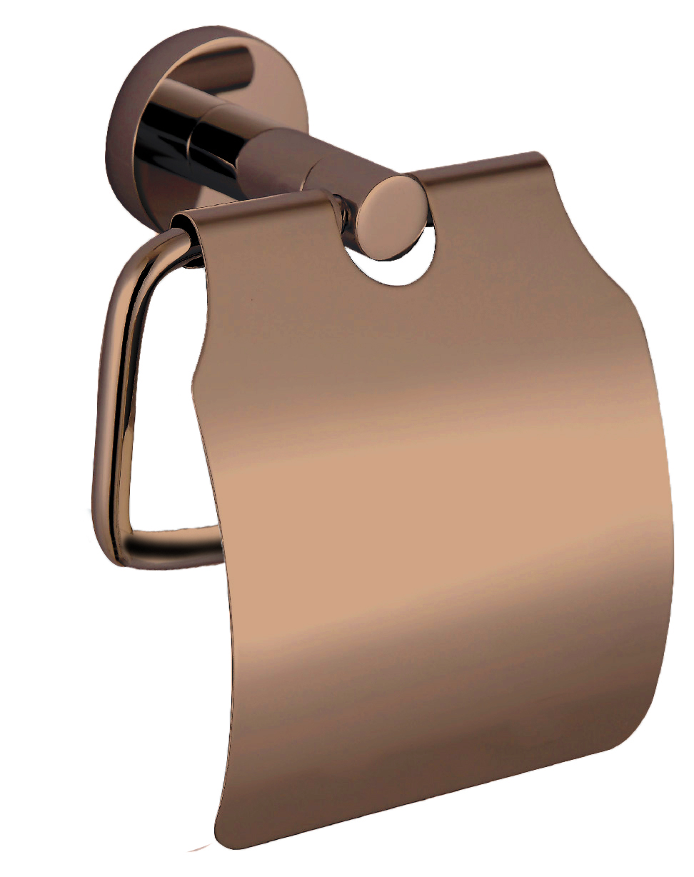BD - Dijon toiletrolhouder met klep Sunny Bronze