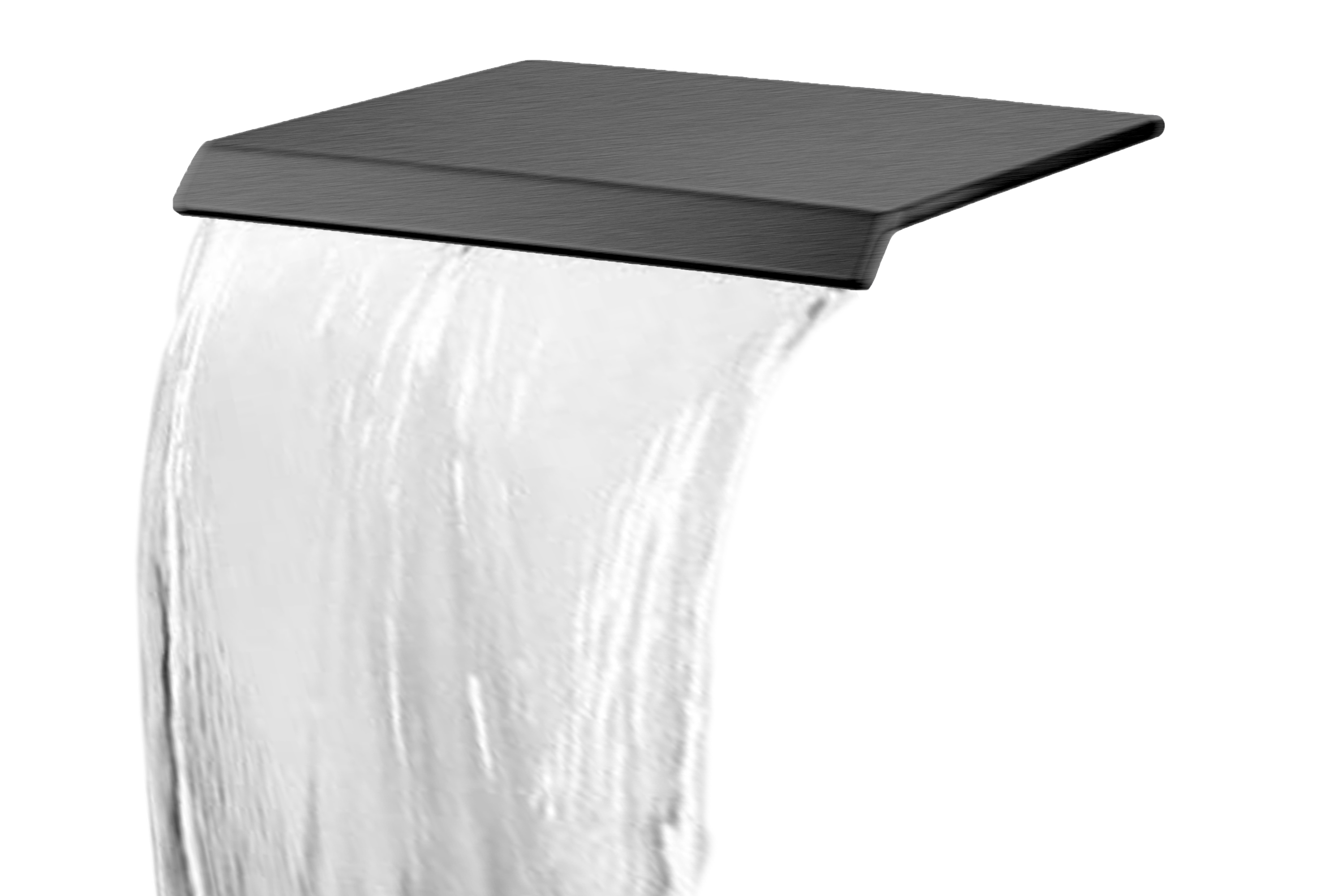 BD - Dule-Moya waterval muuruitloop tbv. douche en bad gunmetal