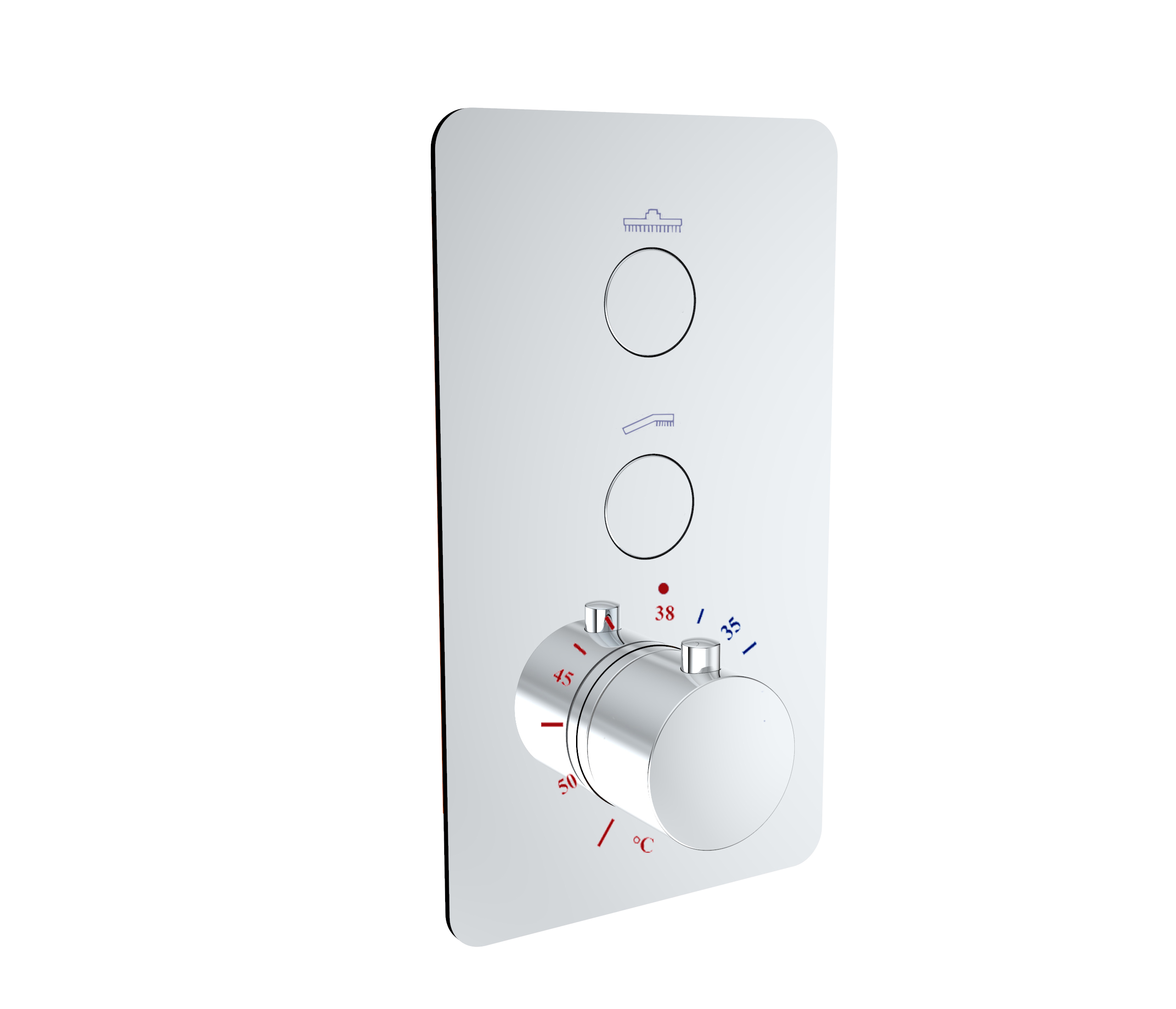 BD - frontplaat zonder temperatuurknop tbv. Clic-Elsdorf