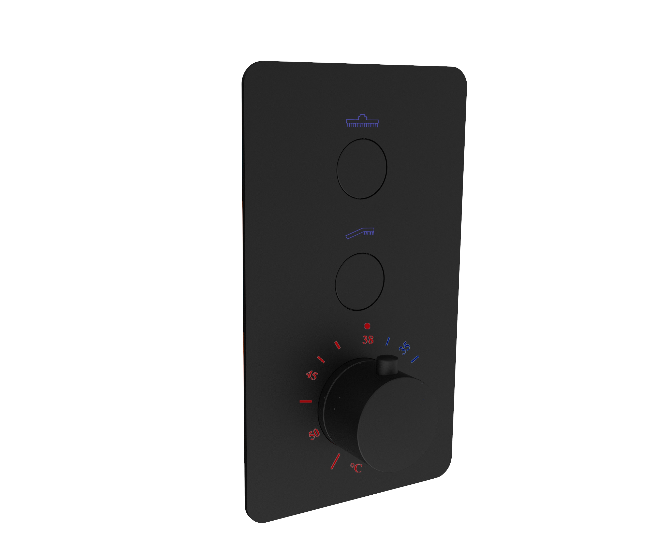 BD - frontplaat zonder temperatuurknop tbv. Clic-Nero