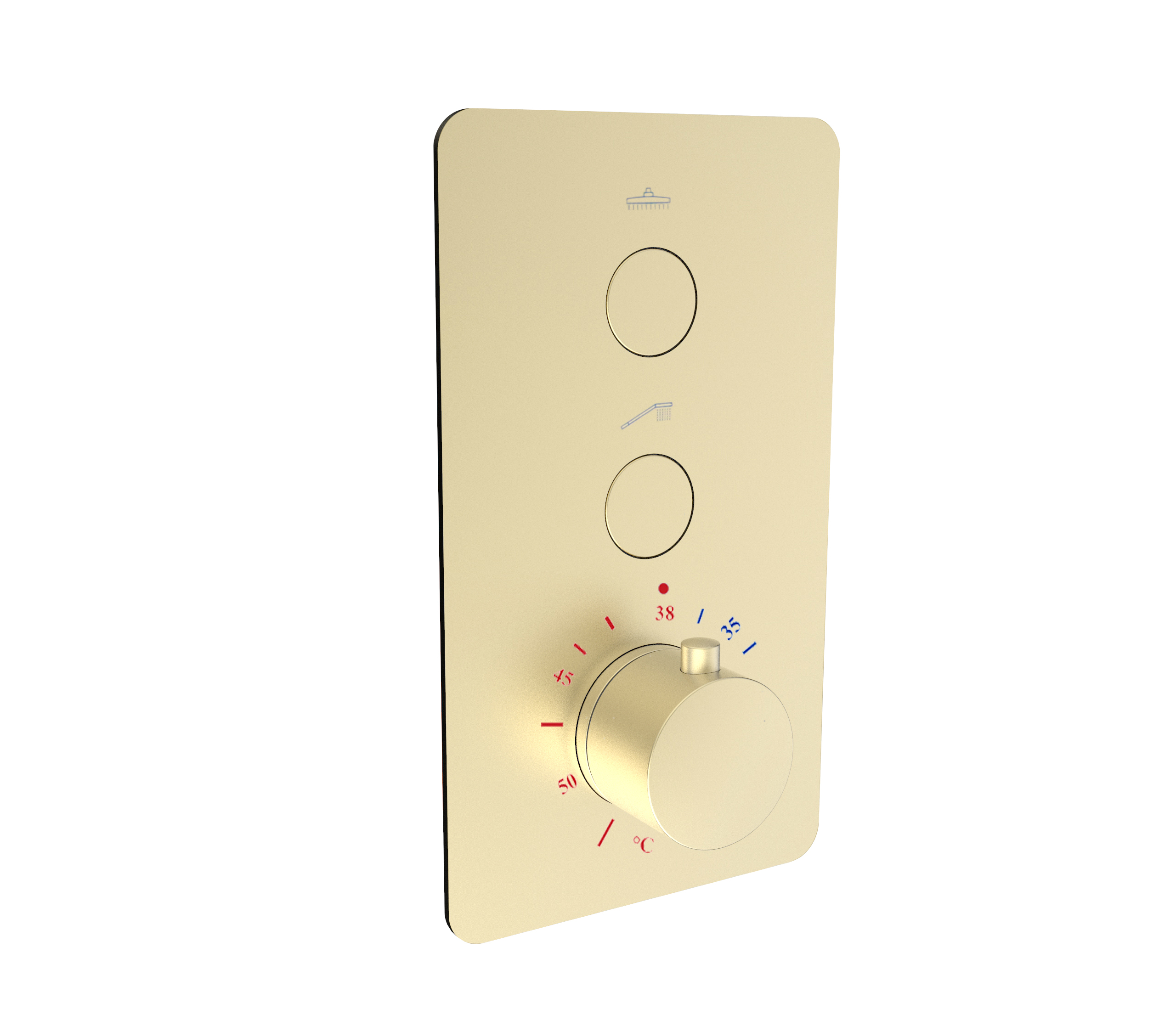 BD - frontplaat zonder temperatuurknop tbv. Clic-Nancy