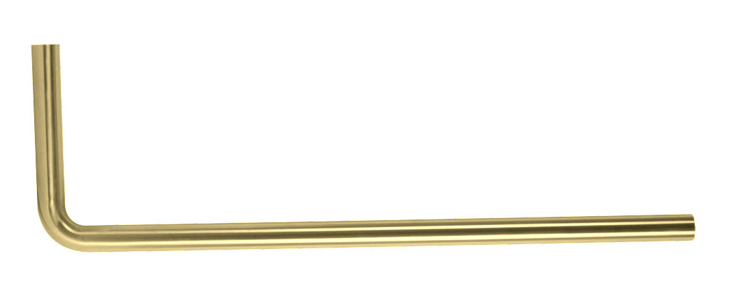 BD - Nancy vloerbuis 800x200x32 mm glans-goud