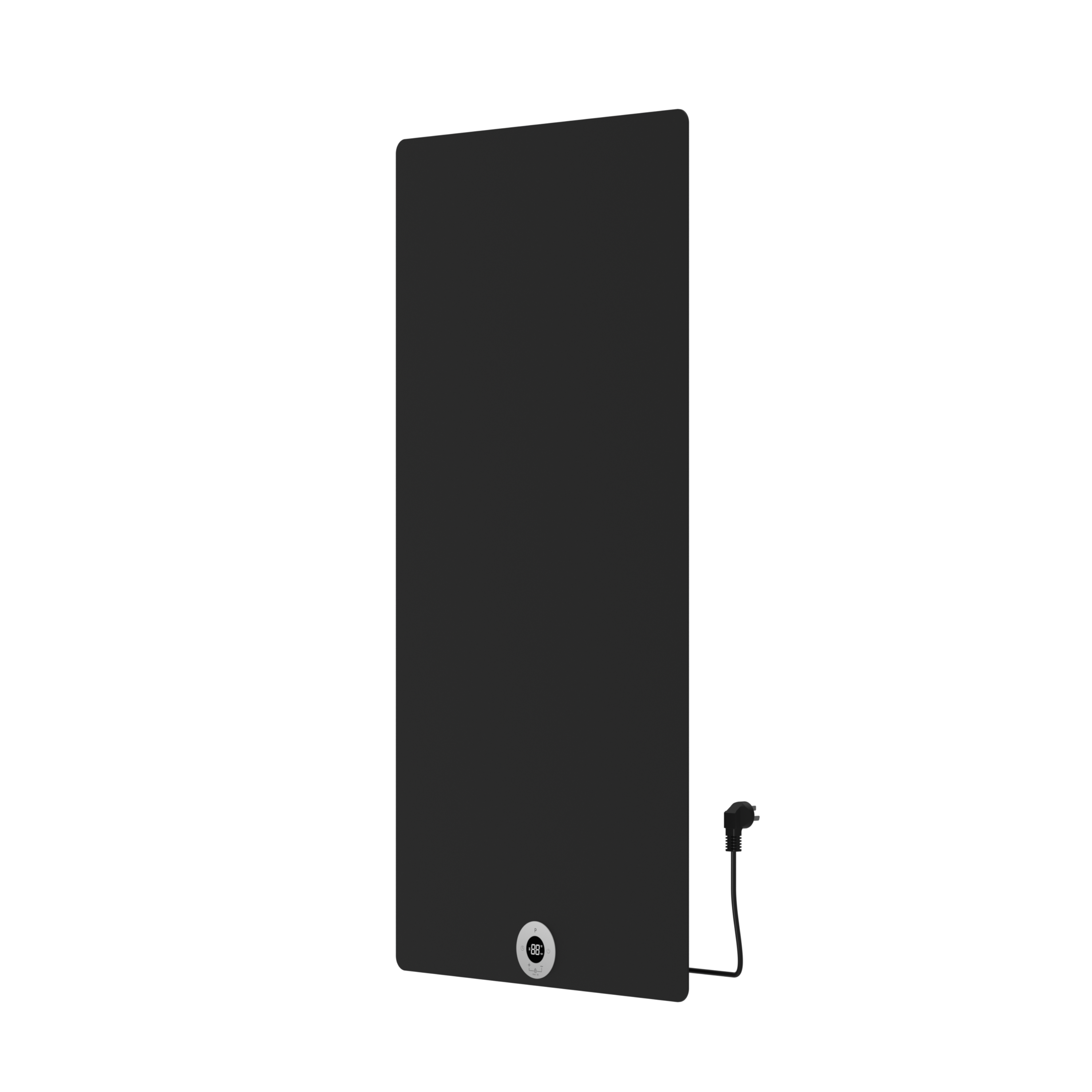 BD - Brenner-Black Elektrische radiator mat-zwart 750W 1200x600mm