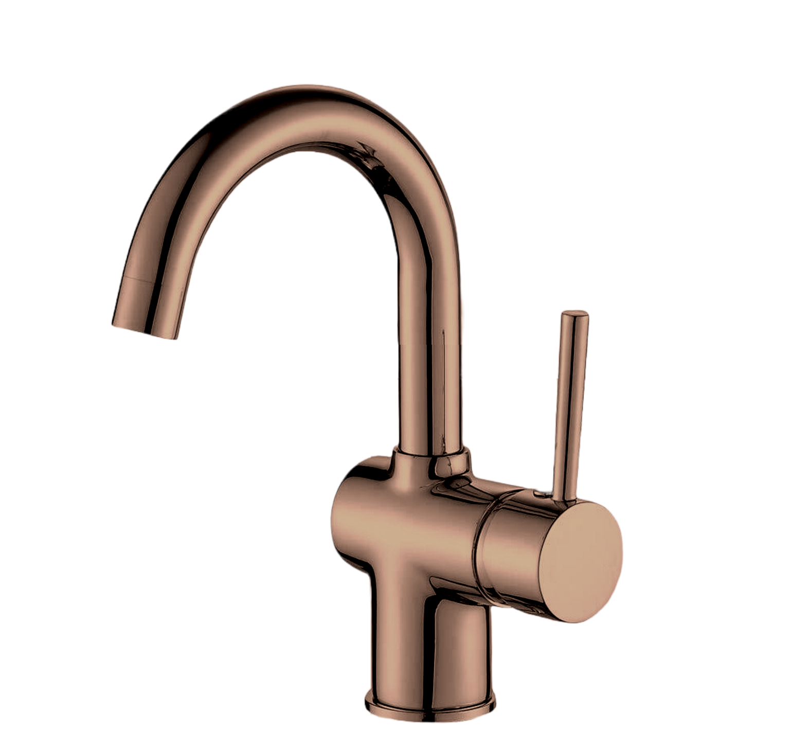 BD - Dijon-Biega wastafelmengkraan met drb. uitloop & cold start functie Sunny Bronze