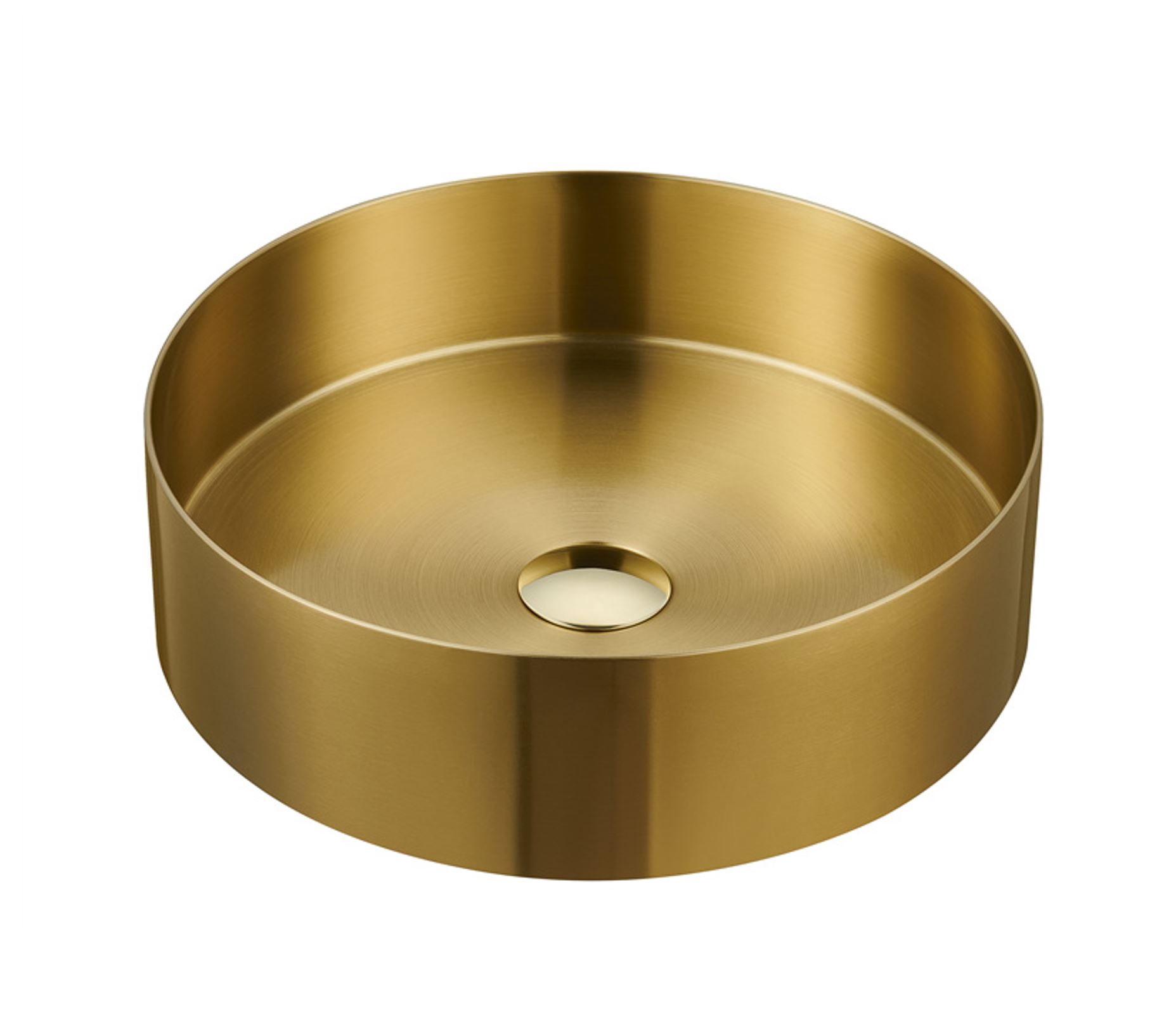 BD - Saint opbouw waskom mat-goud diam: 400 mm x 120 mm