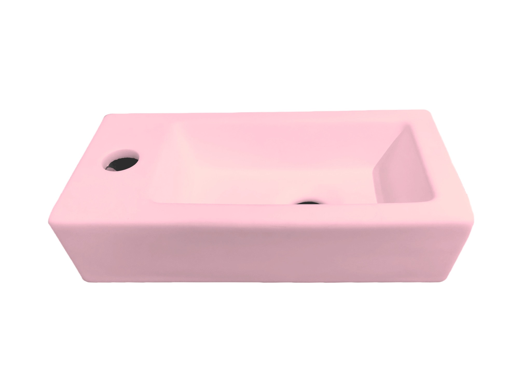 BD - Farnetta fontein Links 37 x 18 x 9 cm mat-lichtroze