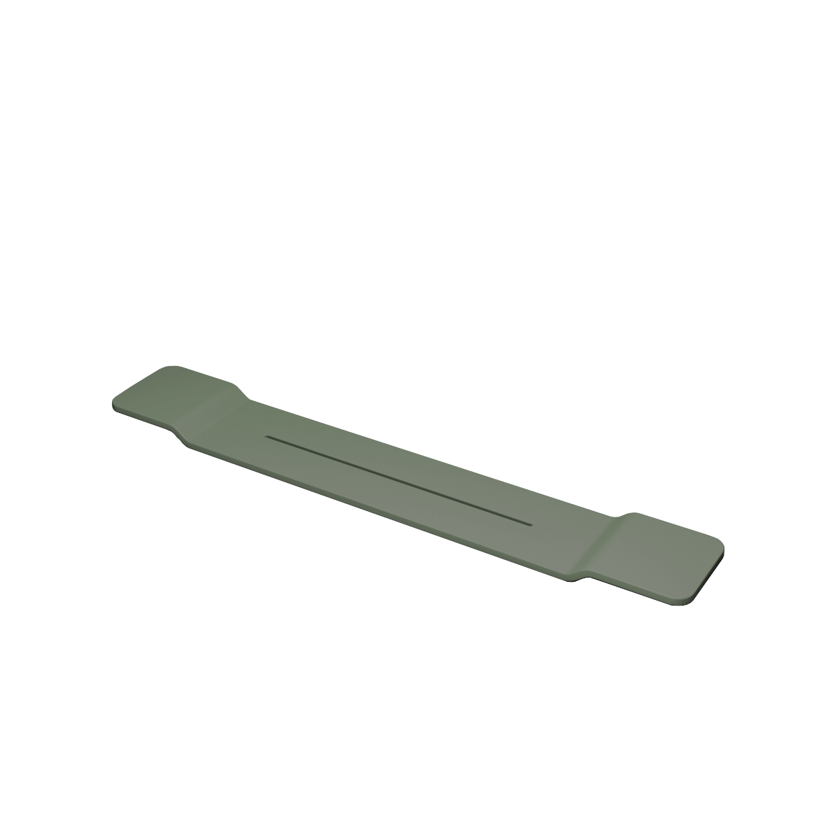 BD - Hinza badplank solid-surface army green 950 x 150 mm