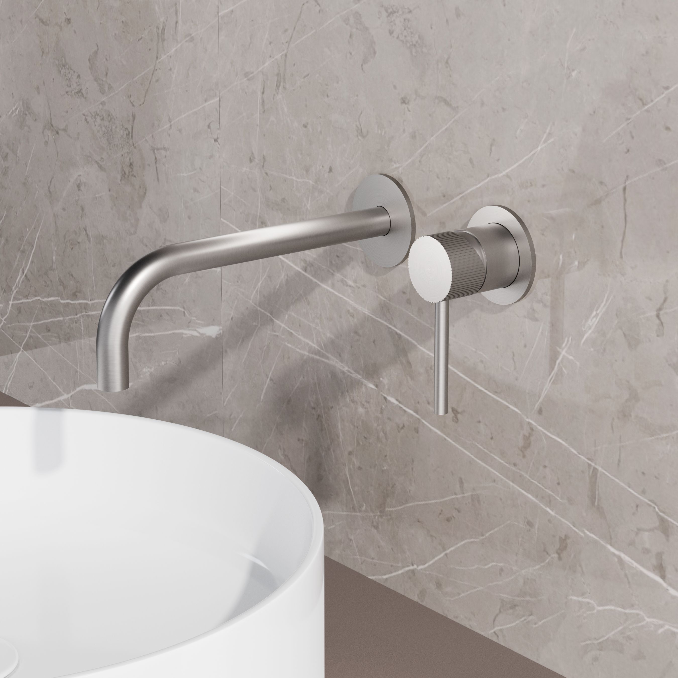 BD - High-End Ore inbouw-wandmengkraan inclusief inbouwbox RVS-304