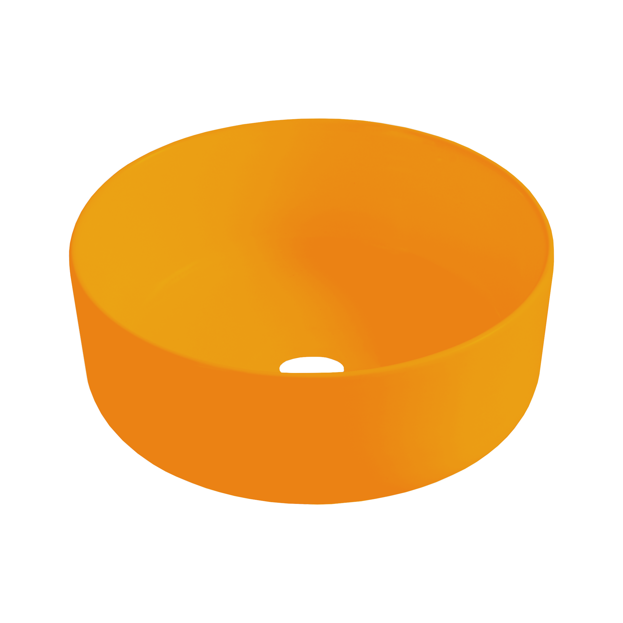 BD - Luzz opbouw-waskom Diameter =40cm x H=12cm mat-oranje