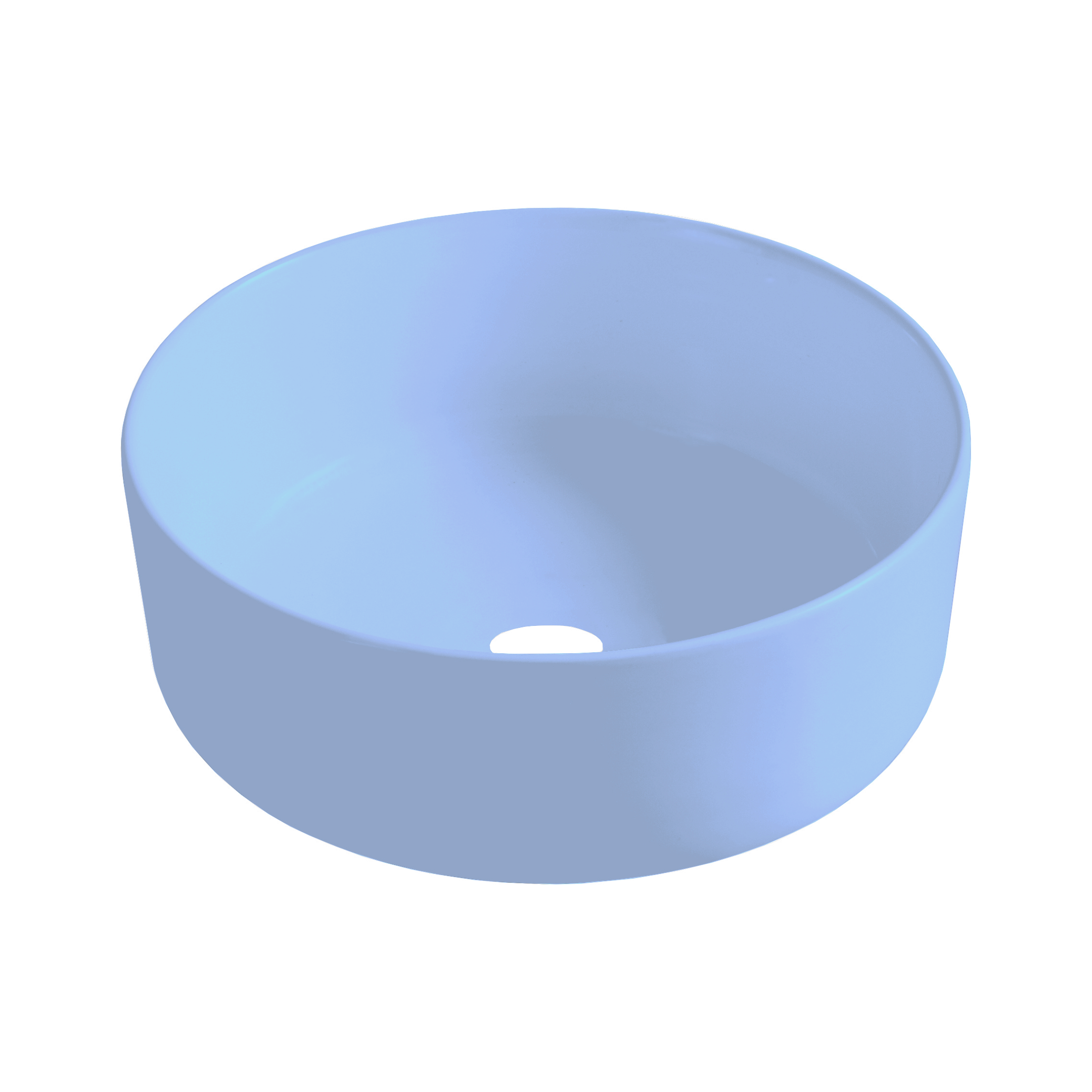 BD - Luzz opbouw-waskom Diameter =40cm x H=12cm mat-lichtblauw