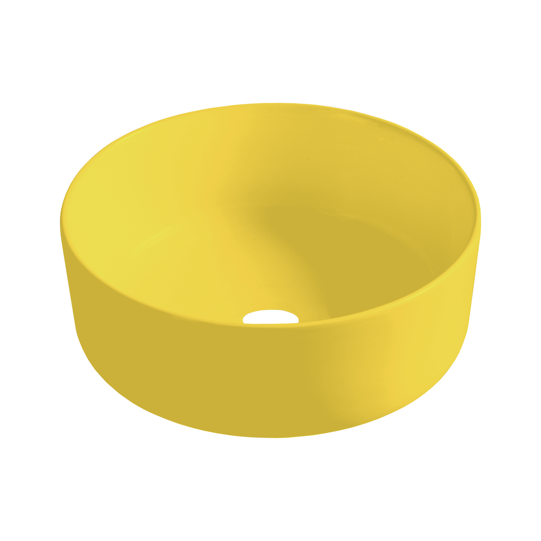 BD - Luzz opbouw-waskom Diameter =40cm x H=12cm mat-geel