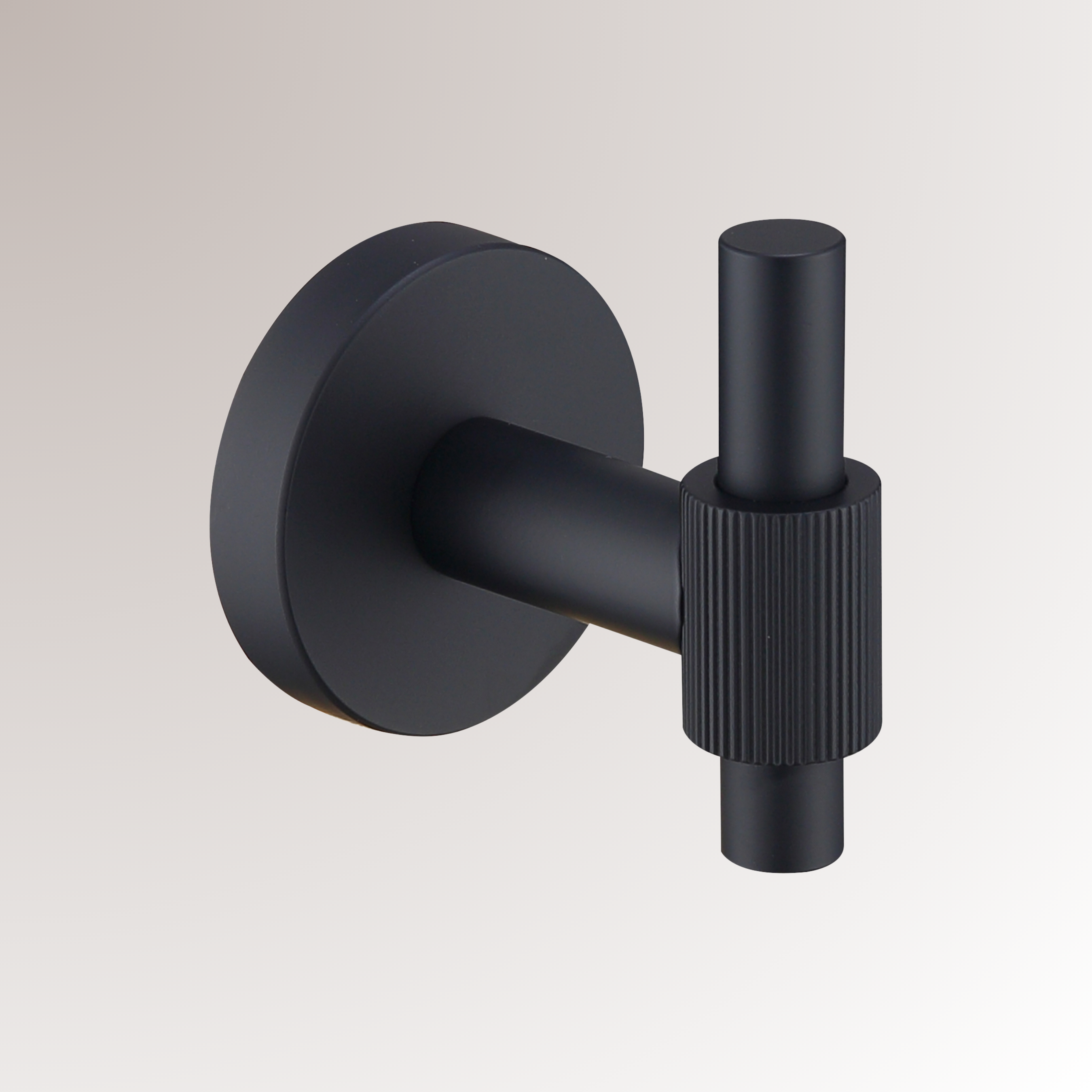 BD - High-End Nero handdoekhaak mat-zwart