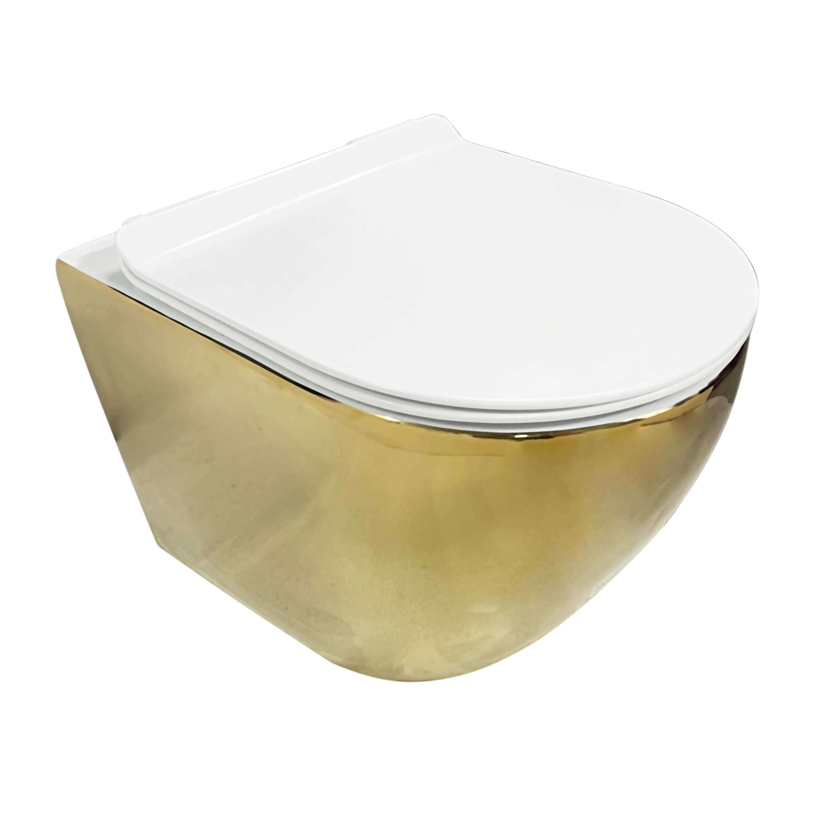 BD - Life-Gold-49 wandcloset zonder spoelrand incl. zitting