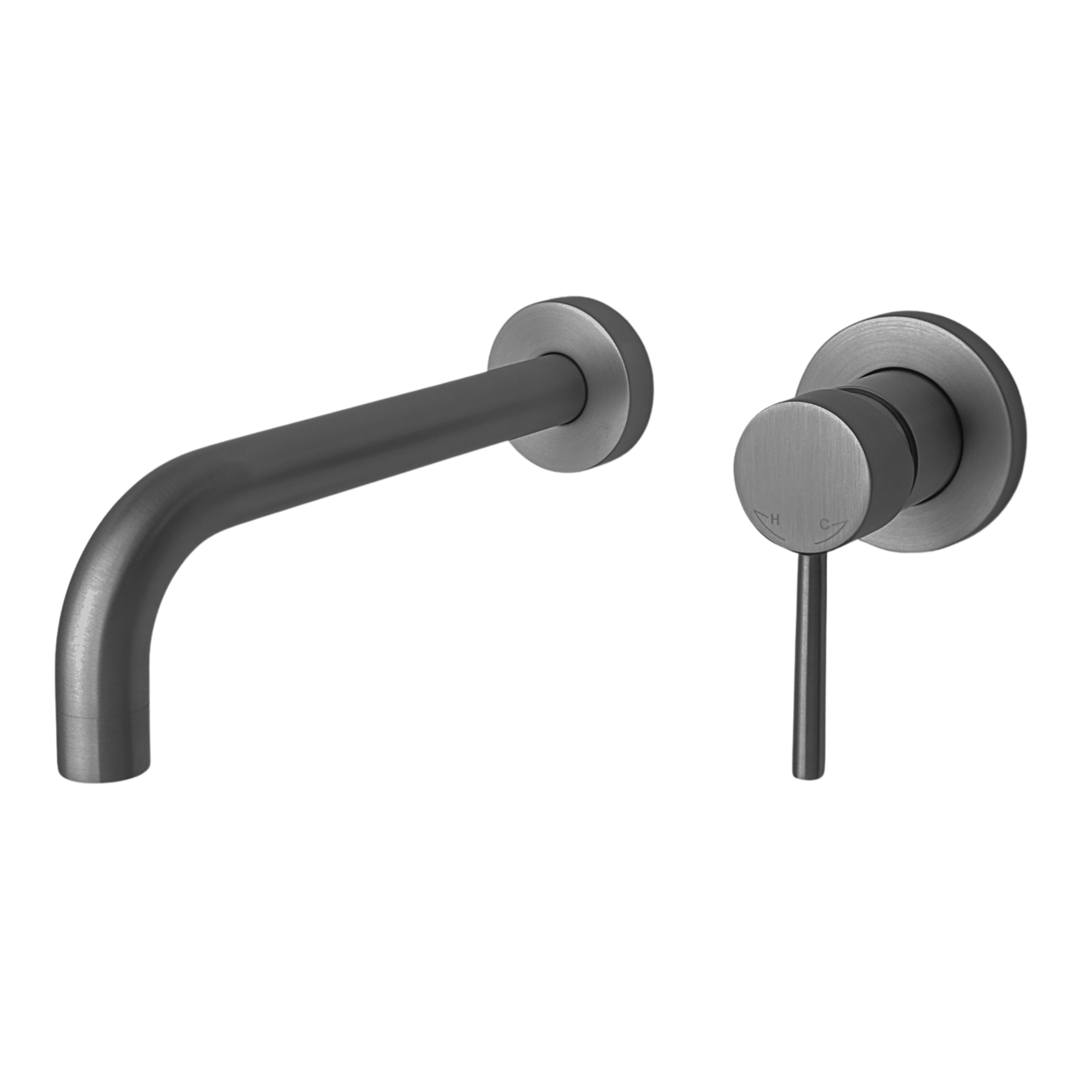 BD - Moya-Belize inbouw-wandmengkraan uitl=21cm 90º gunmetal