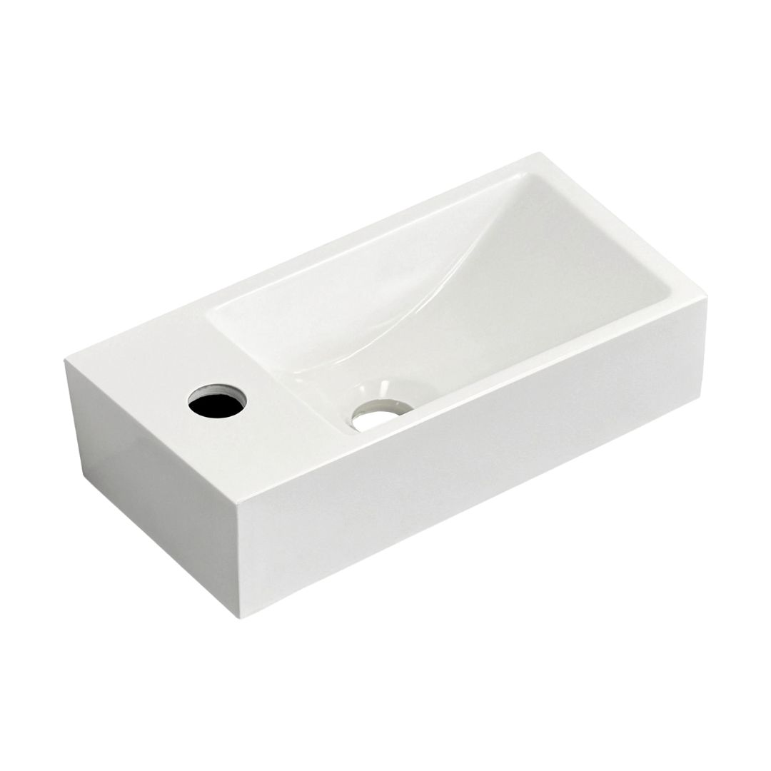 BD - Ibeco fontein 36x18x9cm L&R met kraangat