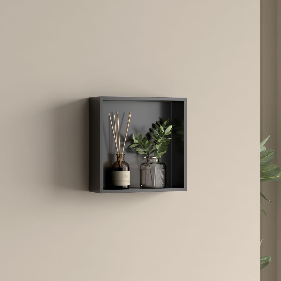 BD - Nero Logy opbouwnis 30x30x8cm Mat-zwart