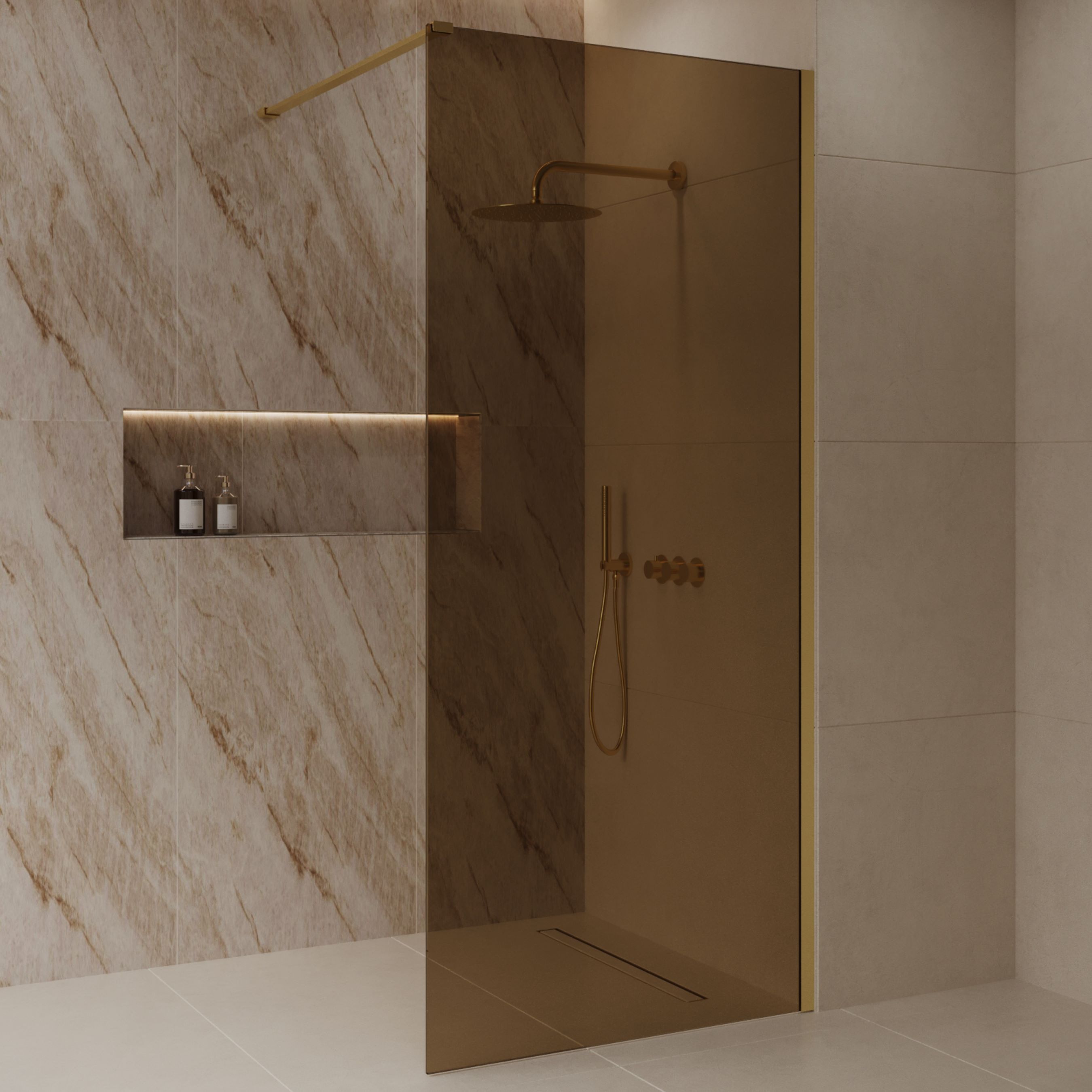 BD - Dalis -800-Nancy-Amber' inloopdouche NANO 8mm glas