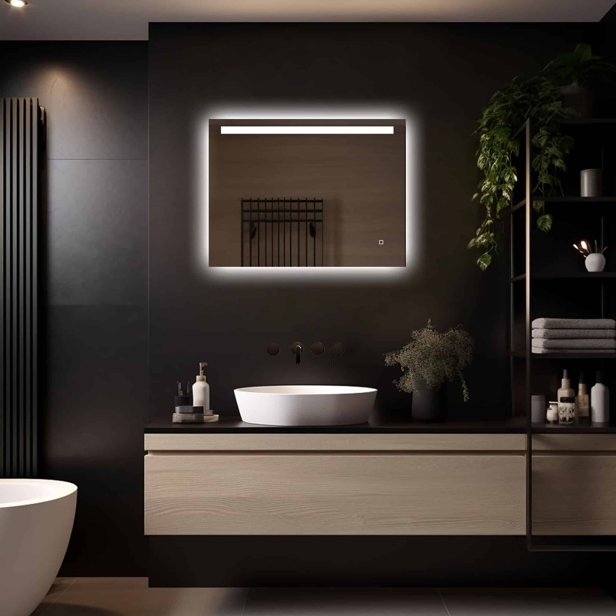 Badkamerspiegel Ambi LED 80x60